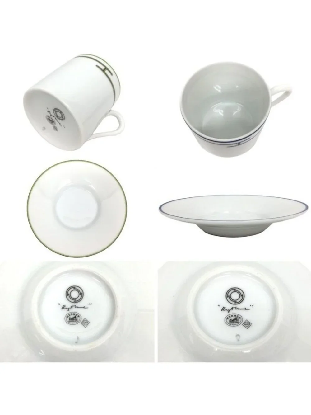 Hermes Rhythm Demitasse Cup C S 2 Customer Set Aq7670